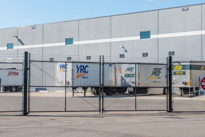 securing a loading dock with black chain link fence installation ct 