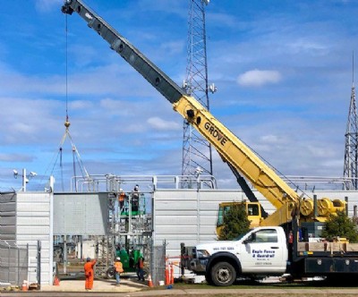 Photo of security gate installation by Eagle Fence & Guardrail